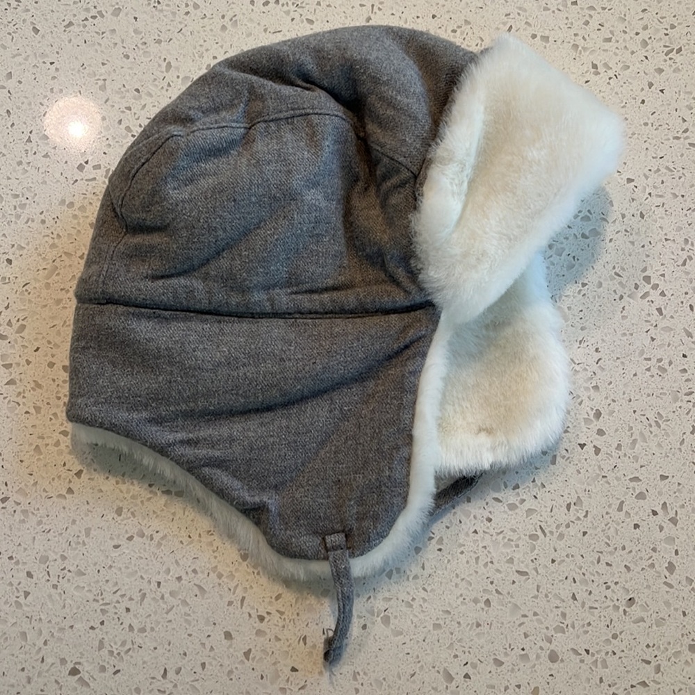 Baby Gap Fur Trapper Hat -like new